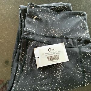 Black Reflective Pocket Light n Tight Hi-Rise 7/8